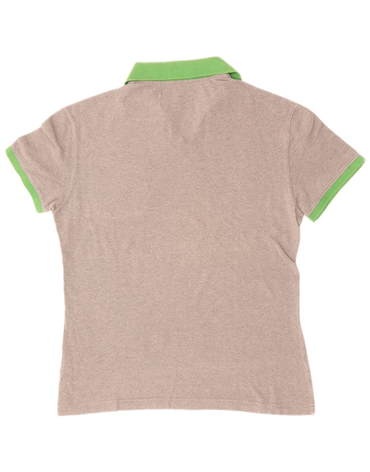 Armani Jeans Mens Polo Shirt Large Grey Cotton