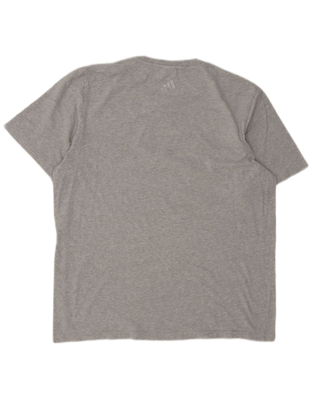 Adidas Mens Graphic T-Shirt Top Large Grey Cotton