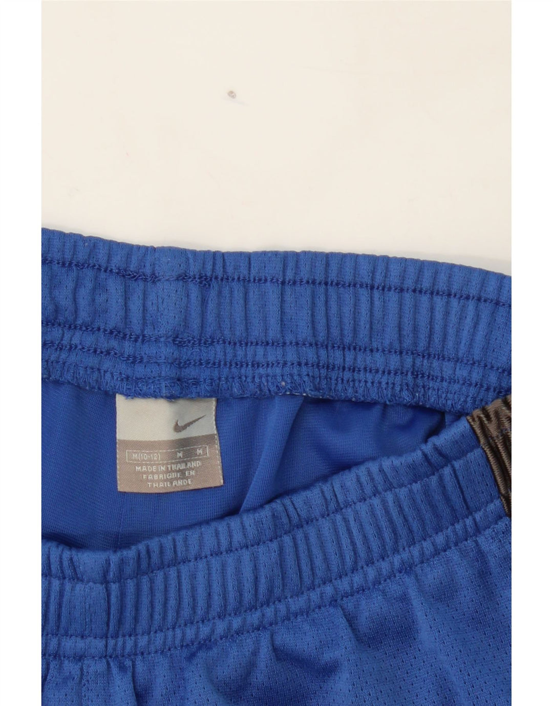 NIKE Boys Sport Shorts 10-11 Years Medium  Blue Colourblock Polyester Vintage Nike and Second-Hand Nike from Messina Hembry 