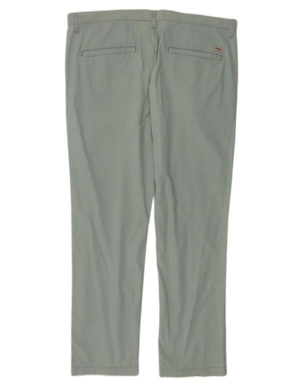 Timberland Mens Straight Chino Trousers W42 L33 Green