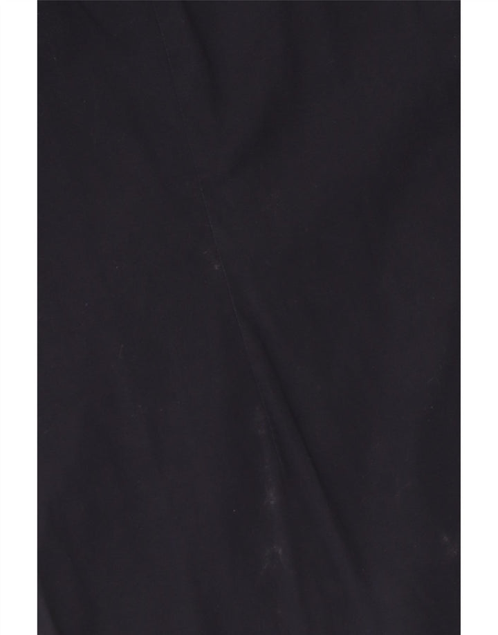 Tommy Hilfiger Mens Stretch Shirt Medium Navy Blue Cotton