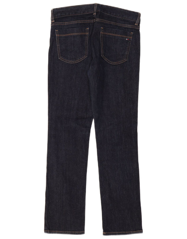 Tommy Hilfiger Womens Straight Jeans US 6 Medium W32 L30 Navy Blue