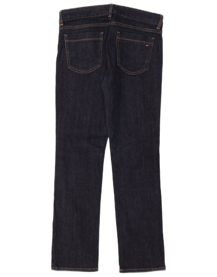 Tommy Hilfiger Womens Straight Jeans US 6 Medium W32 L30 Navy Blue