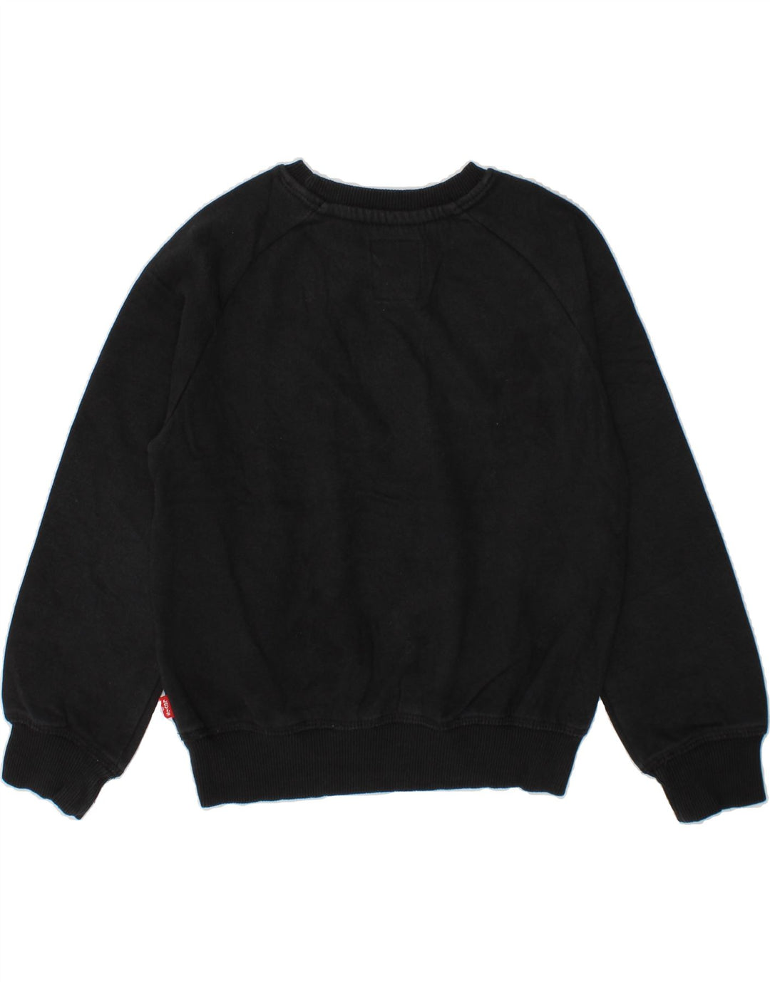 LEVI'S Boys Graphic Sweatshirt Jumper 6-7 Years Small  Black Cotton Vintage Levi's and Second-Hand Levi's from Messina Hembry 