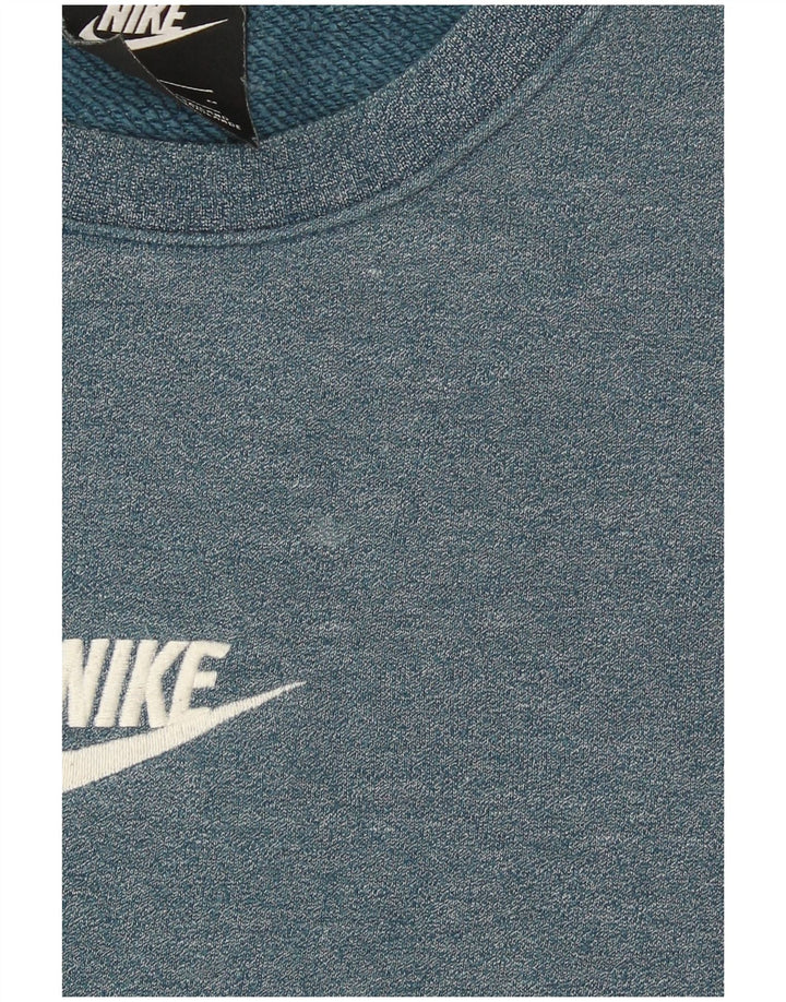 Nike Mens Sweatshirt Jumper Medium Blue Cotton