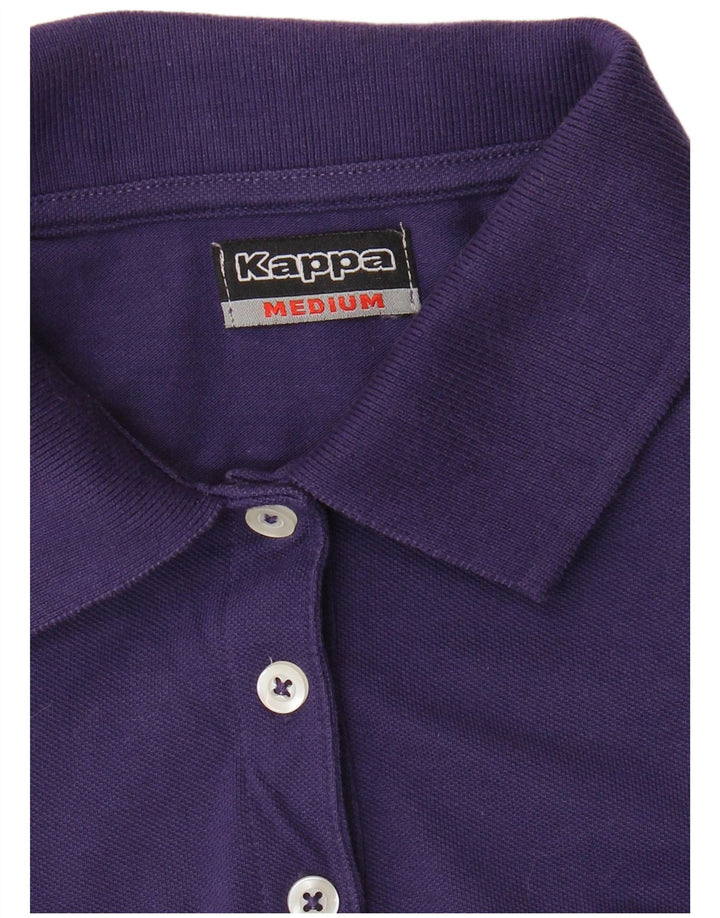 KAPPA Womens Sleeveless Polo Shirt UK 12 Medium Purple
