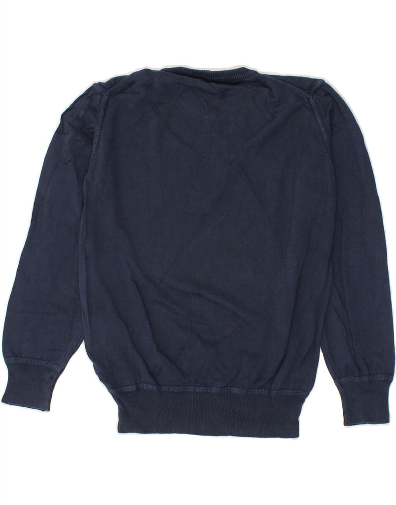 NORTH SAILS Boys V-Neck Jumper Sweater 7-8 Years Navy Blue Cotton | Vintage North Sails | Thrift | Second-Hand North Sails | Used Clothing | Messina Hembry 