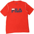 FILA Mens Graphic T-Shirt Top Large Red Cotton Vintage Fila and Second-Hand Fila from Messina Hembry 