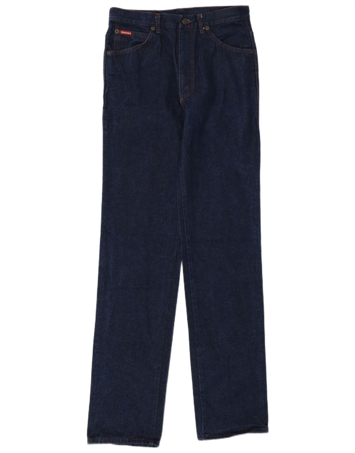 Carrera Mens Straight Jeans W32 L36 Navy Blue Cotton