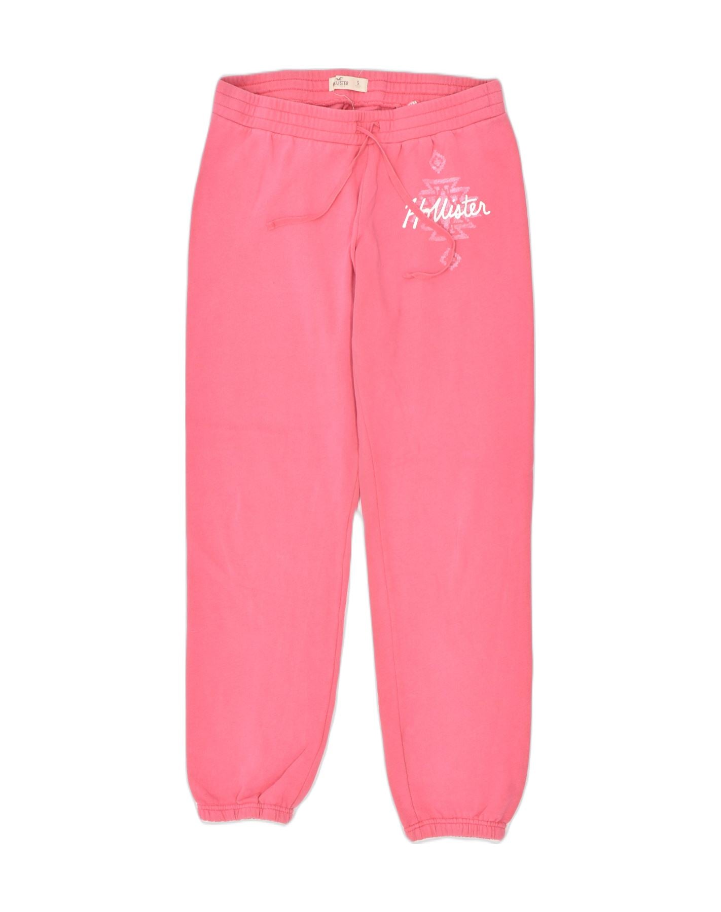 HOLLISTER Womens Tracksuit Trousers Joggers UK 10 Small Pink