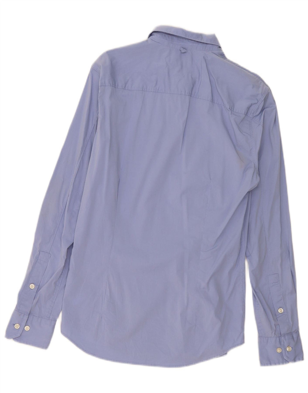 Tommy Hilfiger Mens Slim Fit Shirt Medium Blue Cotton