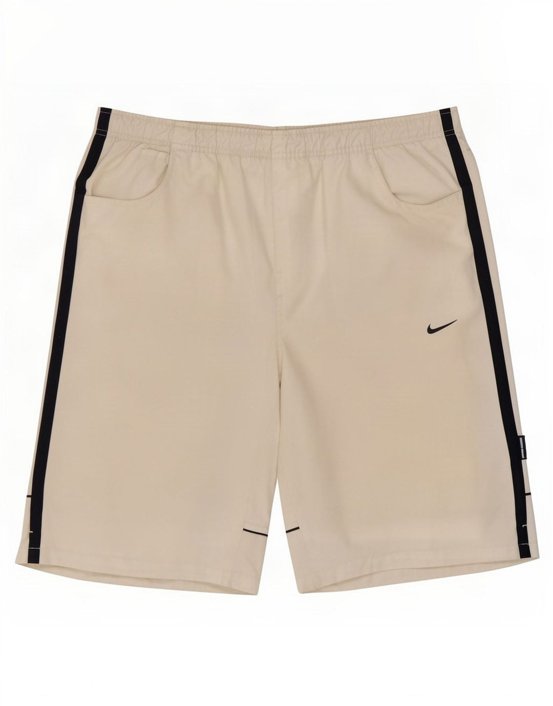 Nike Mens Sport Shorts Large White Colourblock Polyester