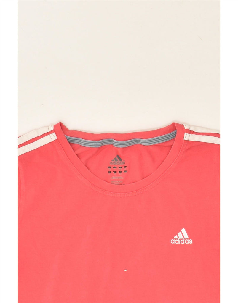 ADIDAS Womens T-Shirt Top UK 16 Large  Pink Vintage Adidas and Second-Hand Adidas from Messina Hembry 