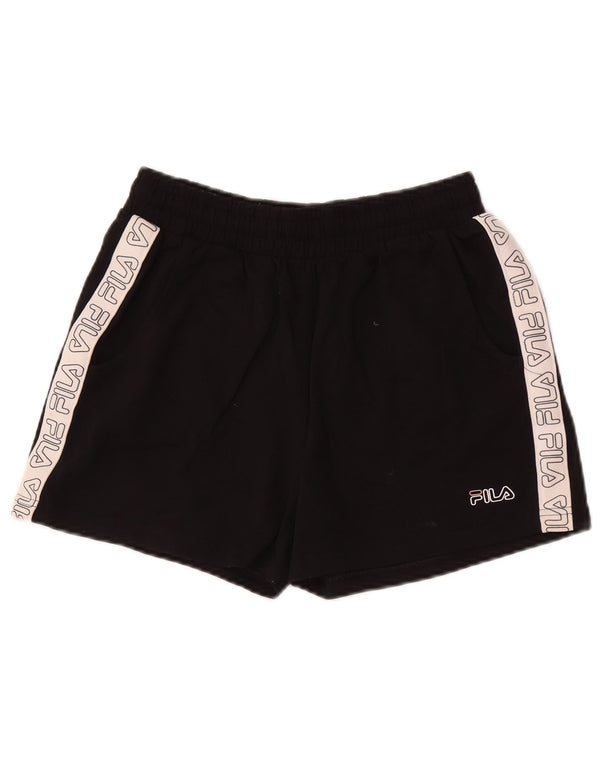 Fila Boys Graphic Sport Shorts 13-14 Years Black Colourblock