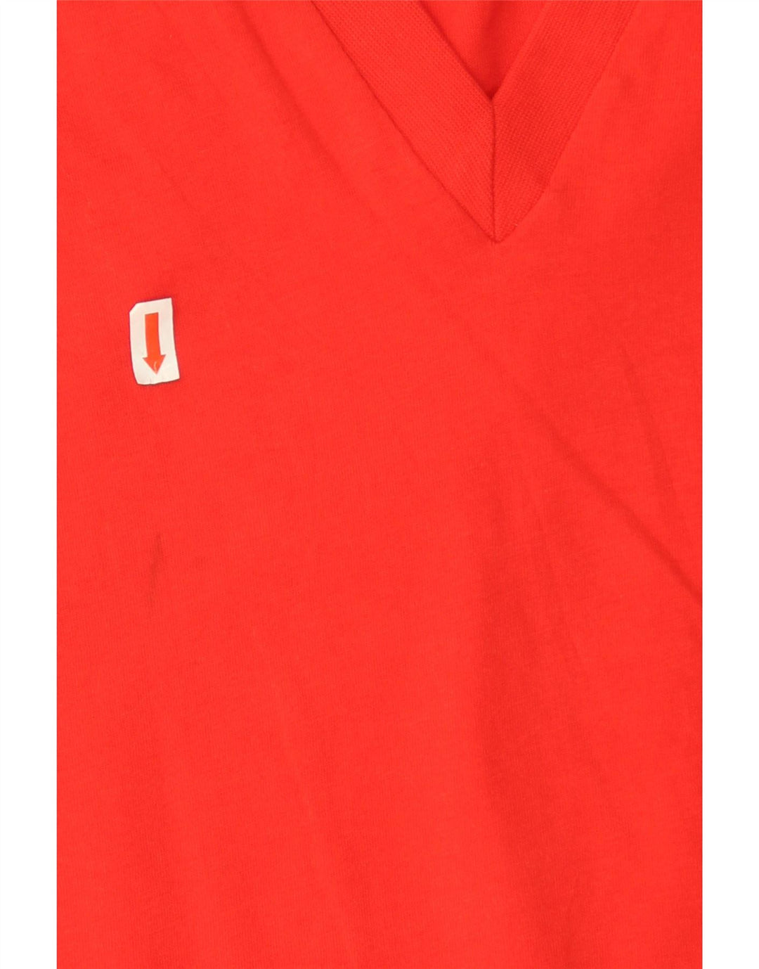 Zara Womens Oversized T-Shirt Top UK 10 Small Red Cotton