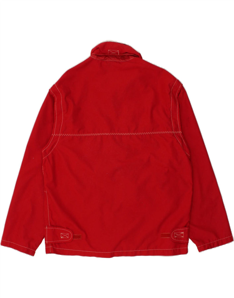 MARINA YACHTING Mens Utility Jacket IT 52 XL Red | Vintage Marina Yachting | Thrift | Second-Hand Marina Yachting | Used Clothing | Messina Hembry 