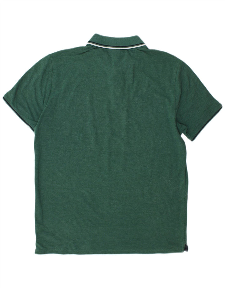 Champion Mens Polo Shirt XL Green Striped
