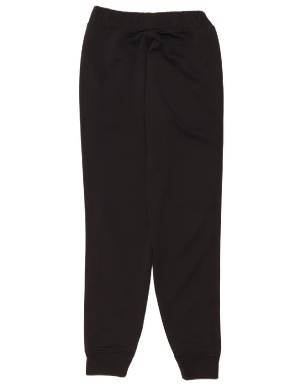 Nike Womens Graphic Tracksuit Trousers Joggers UK 6 XS Black Colourblock