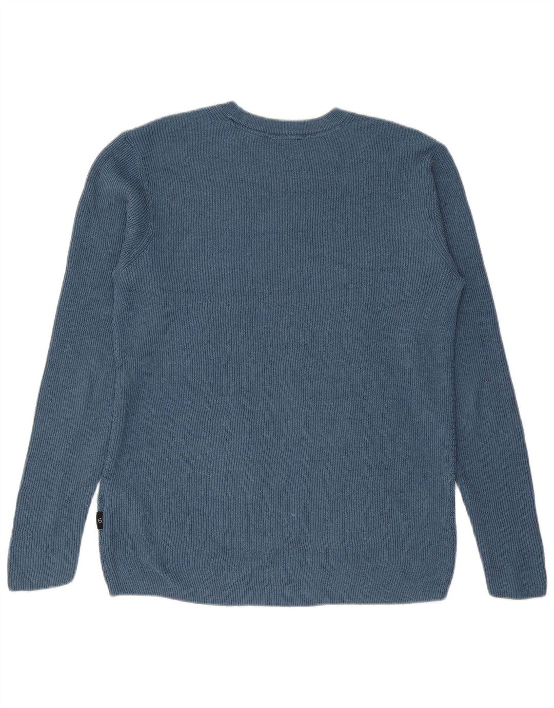 Ted Baker Mens Crew Neck Jumper Sweater Size 3 Medium Blue Cotton