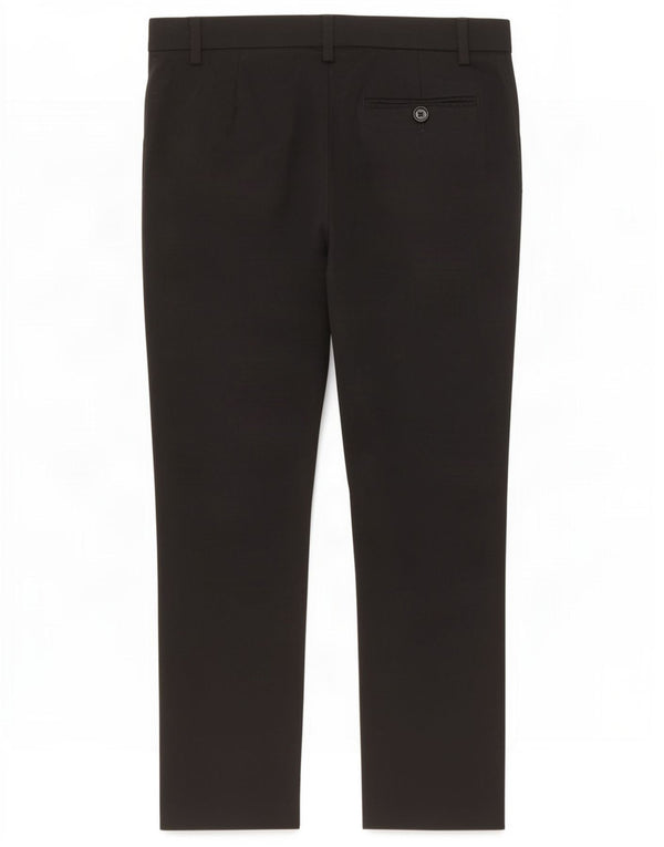 Henry Cottons Womens Tapered Casual Trousers IT 40 Small W30 L26 Black Wool