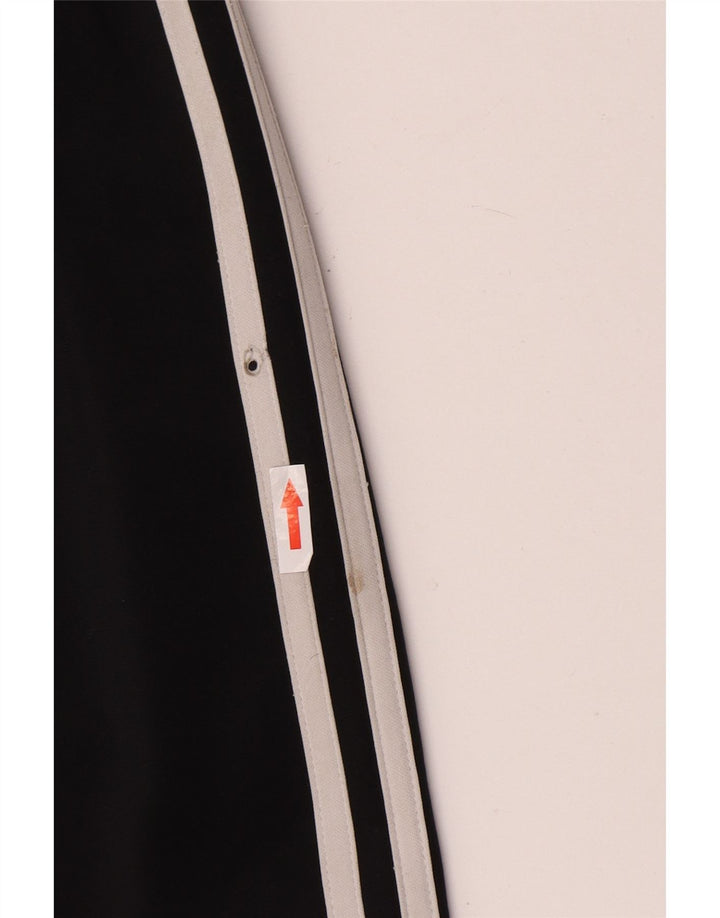 Adidas Mens Tracksuit Trousers Large  Black Herringbone Polyester