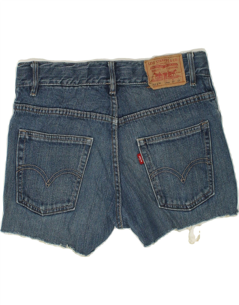 LEVI'S Girls 511 Denim Shorts 13-14 Years W27 Blue | Vintage Levi's | Thrift | Second-Hand Levi's | Used Clothing | Messina Hembry 