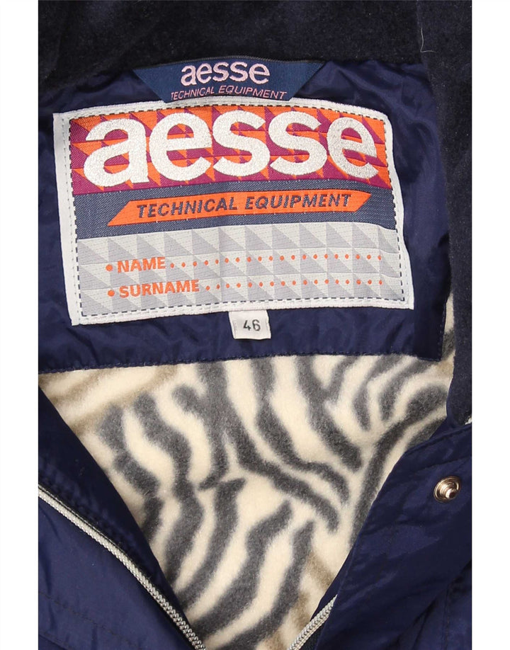 Aesse Womens Full Tracksuit EU 46 XL Navy Blue Colourblock