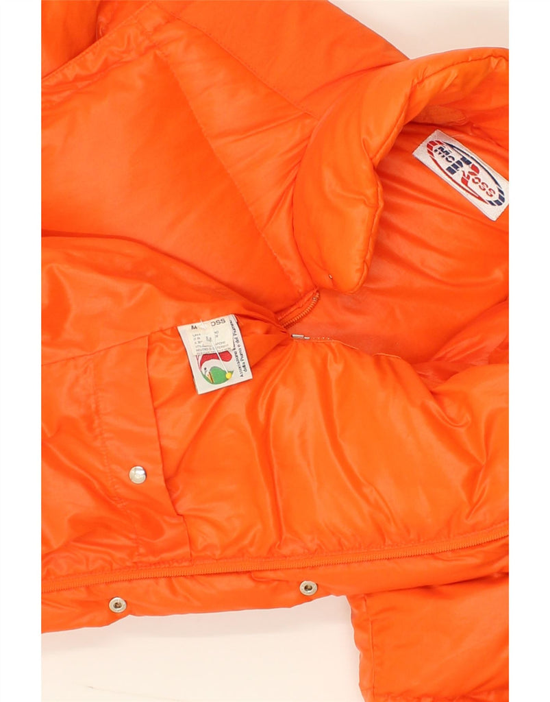 MC ROSS Mens Padded Jacket UK 38 Medium Orange Polyamide | Vintage MC Ross | Thrift | Second-Hand MC Ross | Used Clothing | Messina Hembry 