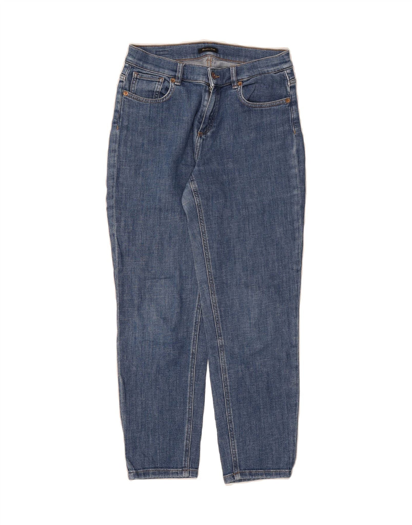 MASSIMO DUTTI Womens High Rise Crop Tapered Jeans EU 36 XS W26 L26 Blue Vintage Massimo Dutti and Second-Hand Massimo Dutti from Messina Hembry 