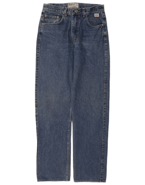 Roy Lab Womens High Waist Tapered Jeans W28 L30 Blue