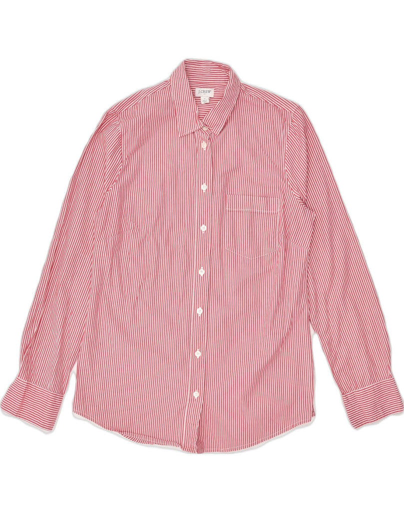 J. CREW Womens Shirt UK 10 Small Pink Striped Cotton | Vintage J. Crew | Thrift | Second-Hand J. Crew | Used Clothing | Messina Hembry 