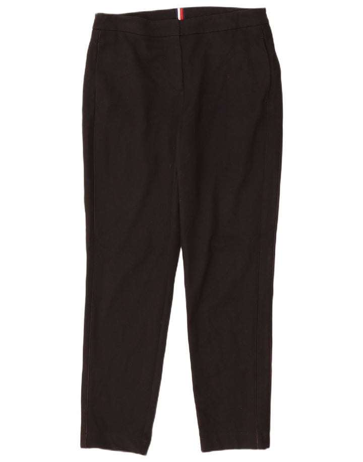 Tommy Hilfiger Womens Slim Chino Trousers US 8 Medium W30 L29 Black