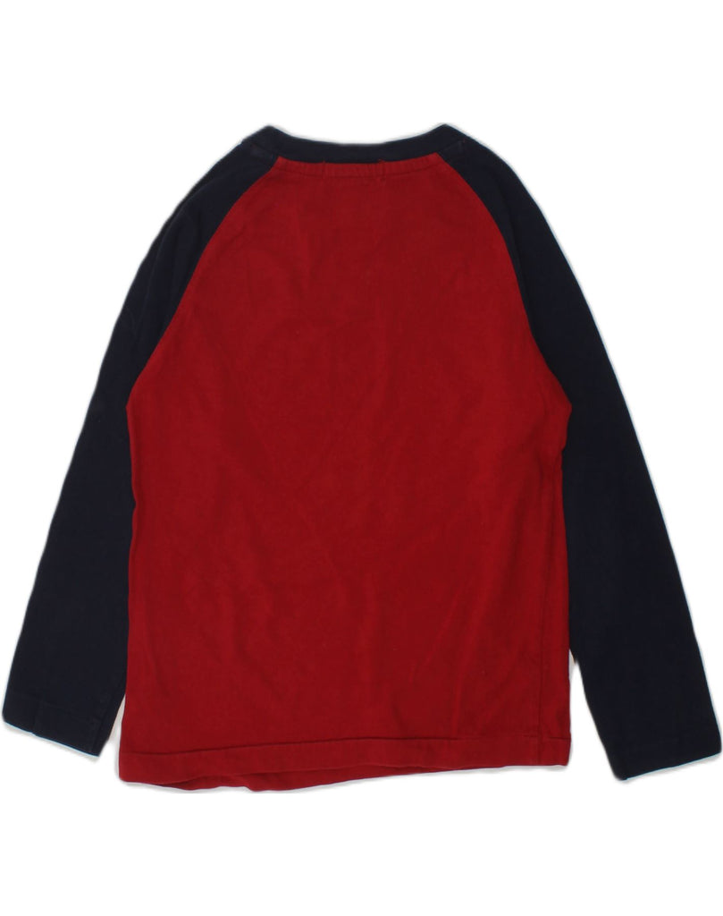 POLO RALPH LAUREN Boys Graphic Top Long Sleeve 4-5 Years Red Colourblock | Vintage Polo Ralph Lauren | Thrift | Second-Hand Polo Ralph Lauren | Used Clothing | Messina Hembry 