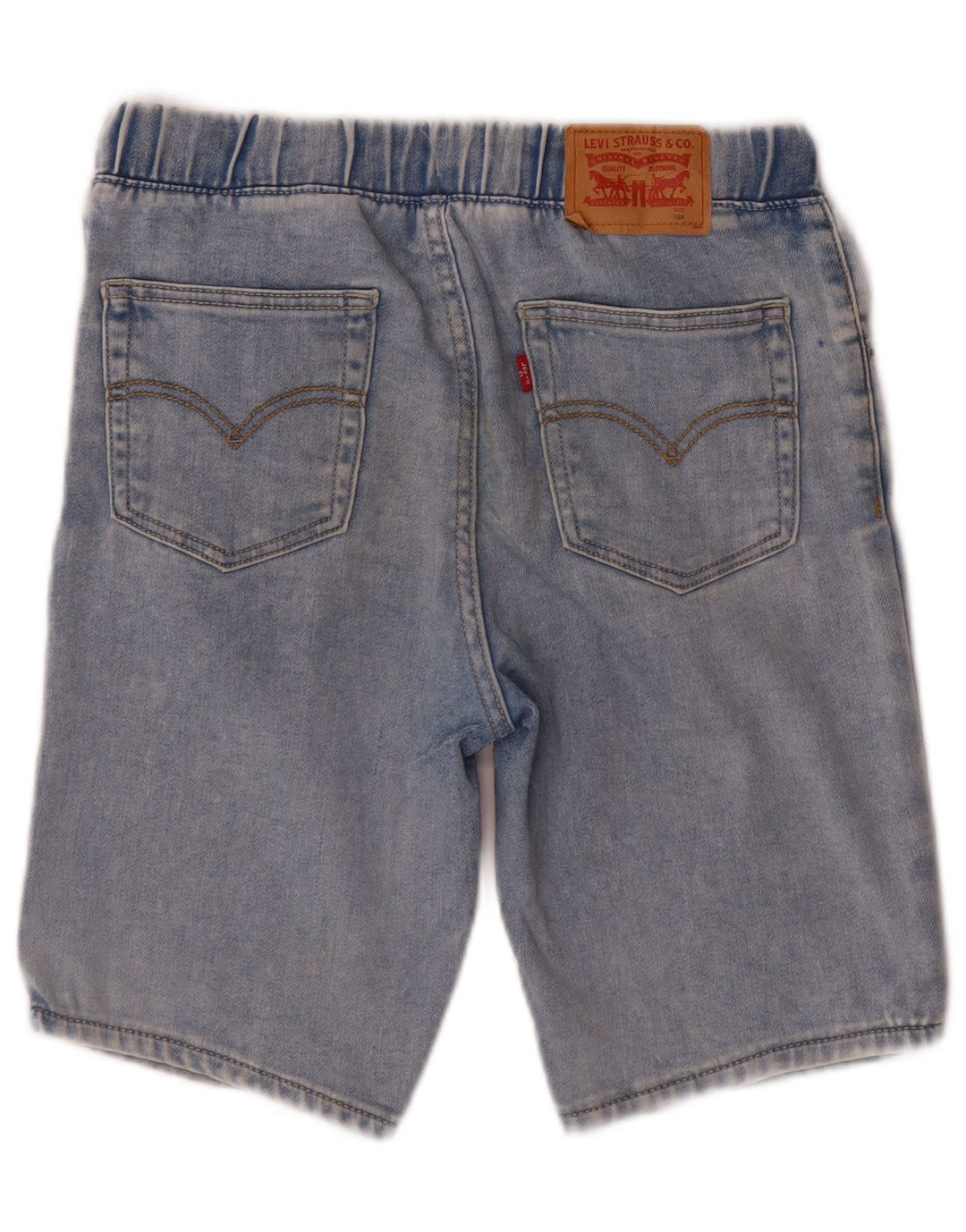 LEVI'S Boys Denim Shorts 15-16 Years W29 Blue Cotton