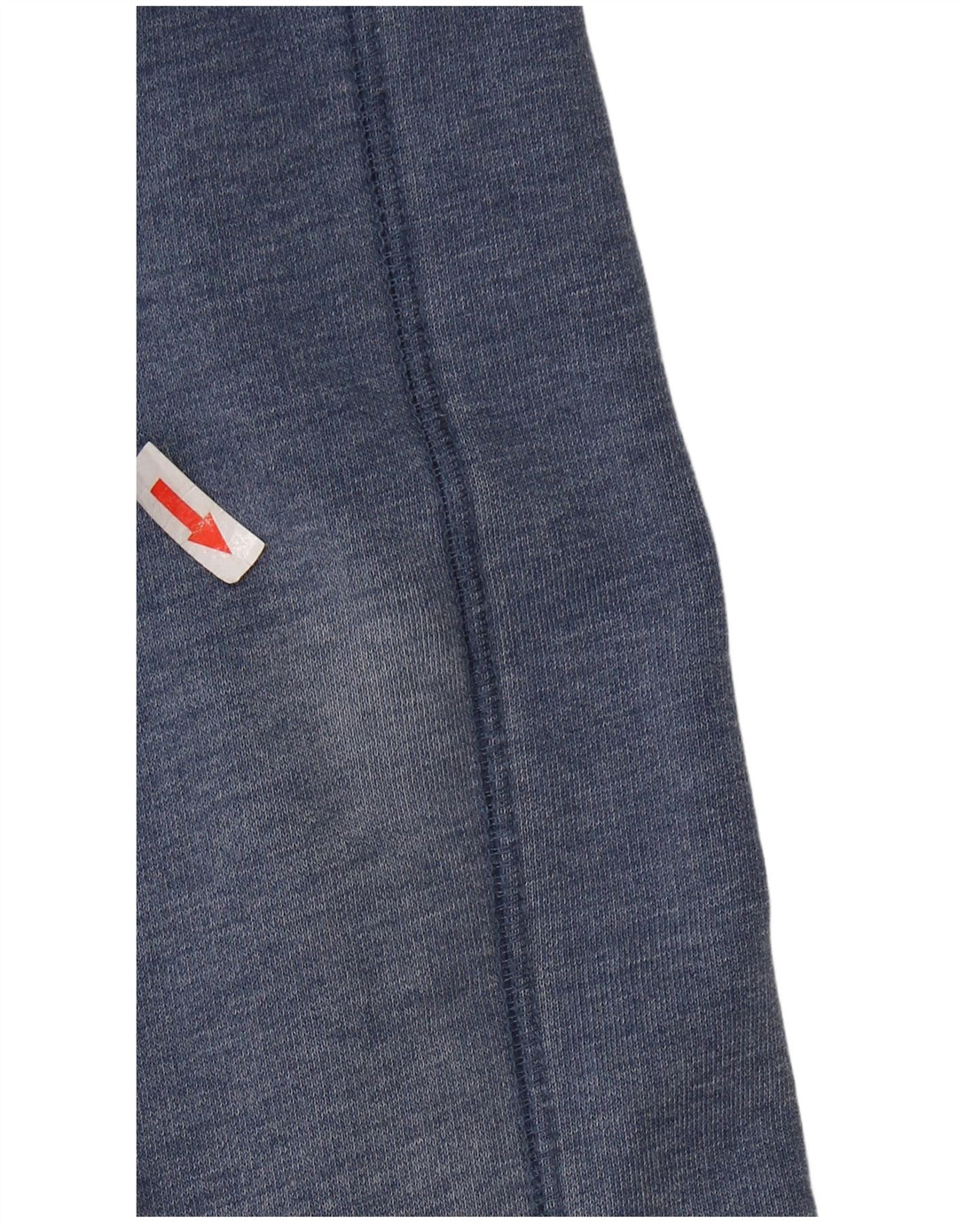 WEIRD FISH Mens Graphic Button Neck Sweatshirt Jumper Small Navy Blue