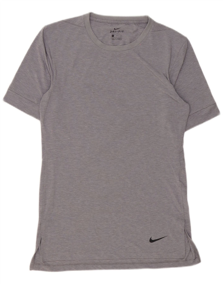 Puma Mens Tall T-Shirt Top Small Grey Polyester