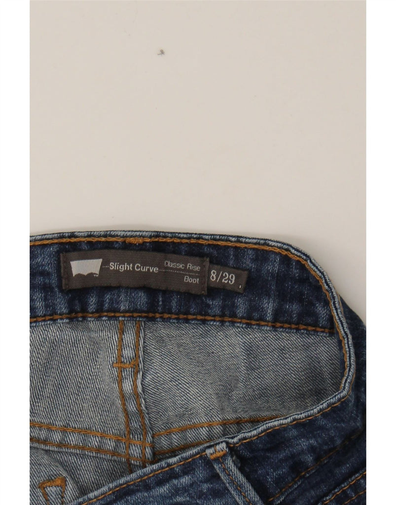 LEVI'S Womens Slight Curve Bootcut Jeans US 8 Medium W33 L29 Blue Vintage Levi's and Second-Hand Levi's from Messina Hembry 