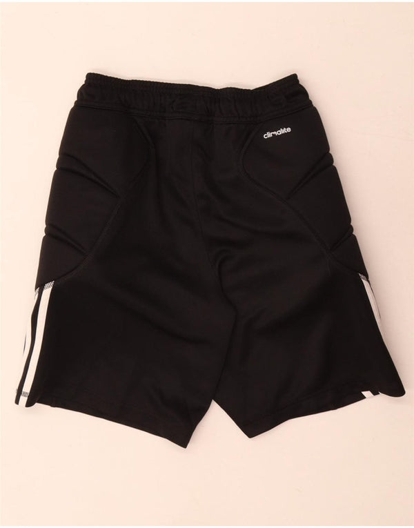 Adidas Boys Climalite Sport Shorts 13-14 Years XL Black Polyester