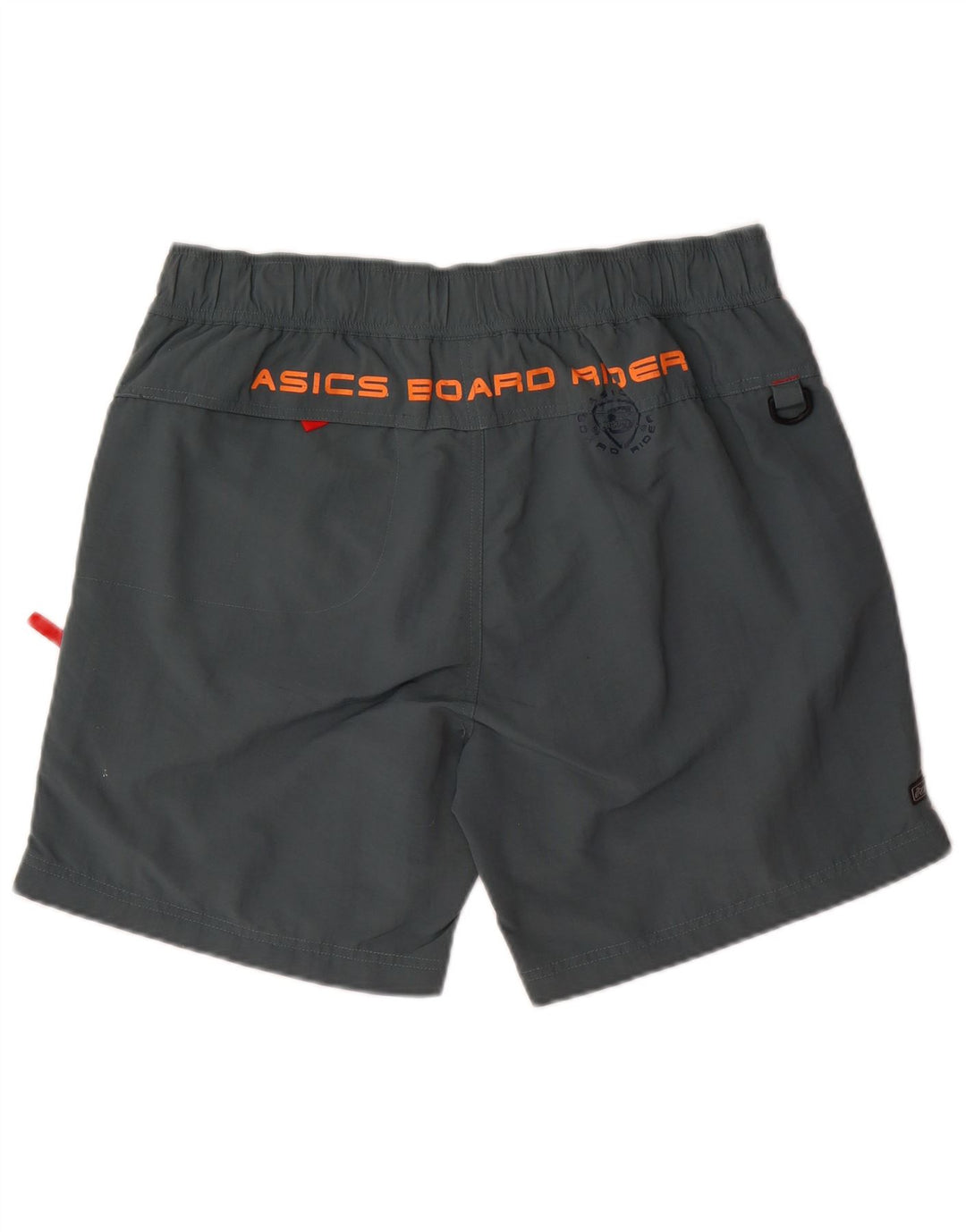 ASICS Mens Graphic Swimming Shorts Large  Navy Blue Colourblock Nylon