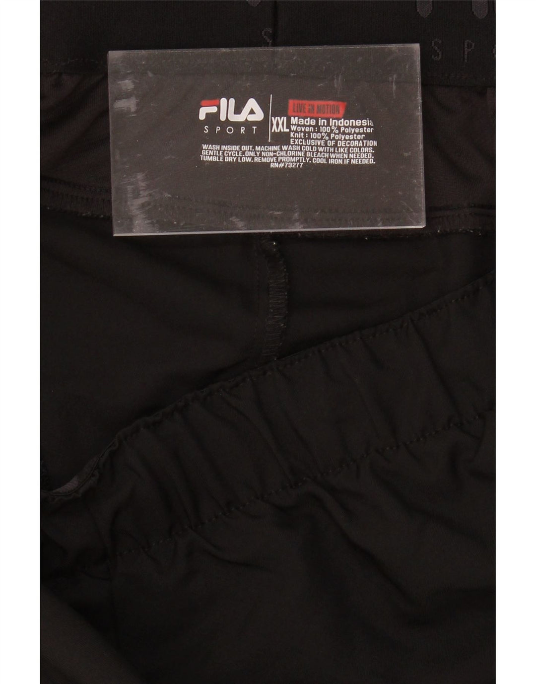 FILA Mens Tracksuit Trousers 2XL  Black Colourblock Polyester Vintage Fila and Second-Hand Fila from Messina Hembry 