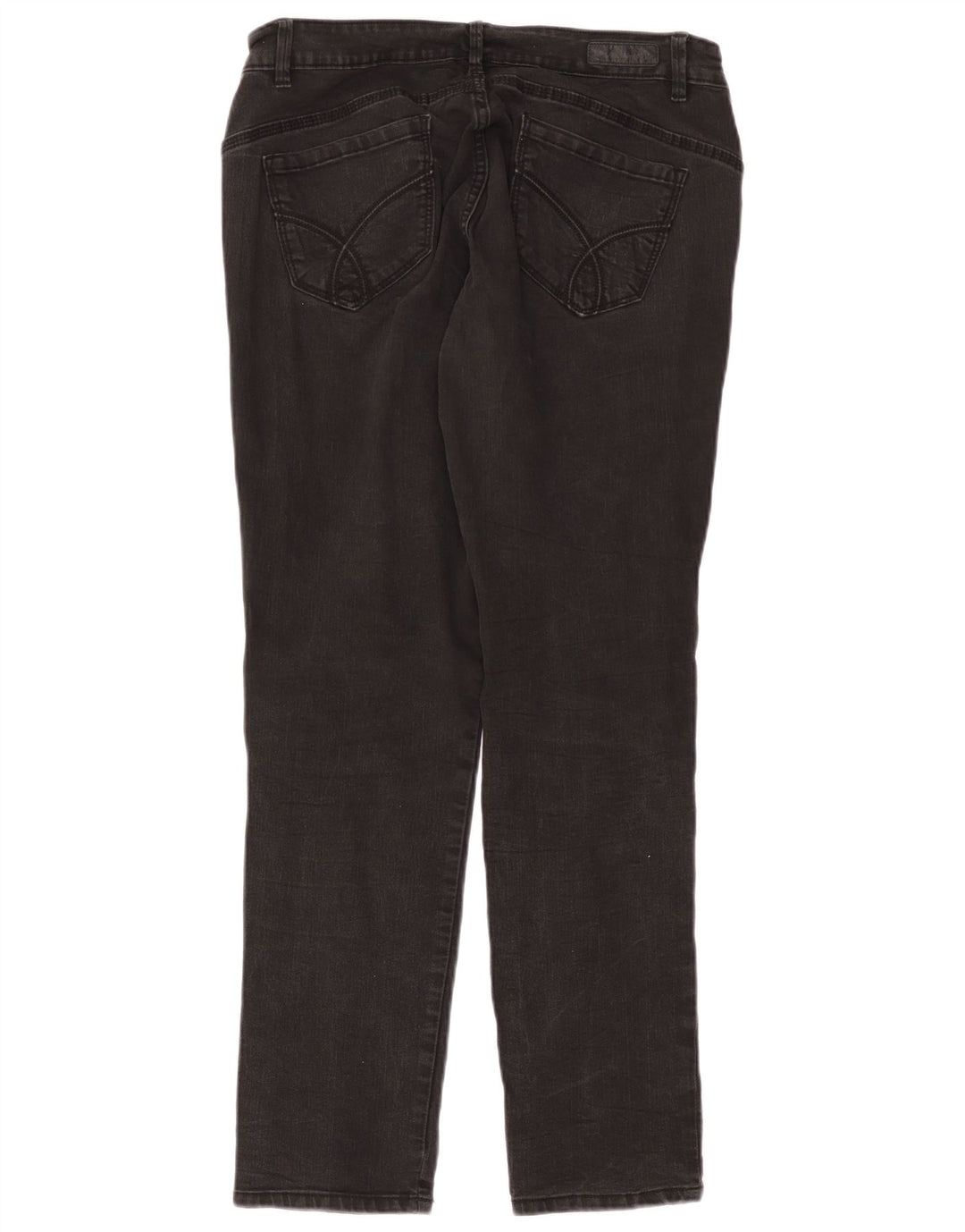 CALVIN KLEIN Womens Curvy Skinny Jeans W34 L30 Grey