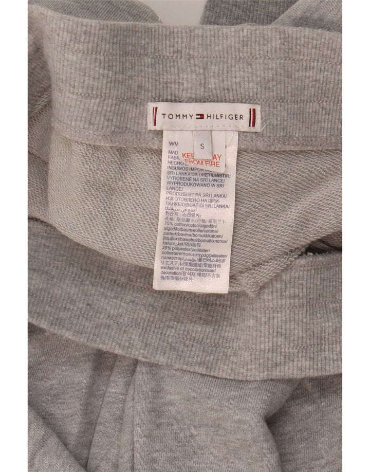 Tommy Hilfiger Mens Tracksuit Trousers Joggers Small Grey Colourblock