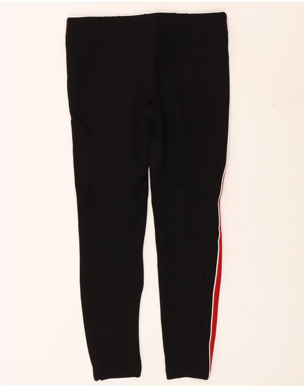 Zara Womens Leggings UK 14 Large Black Colourblock