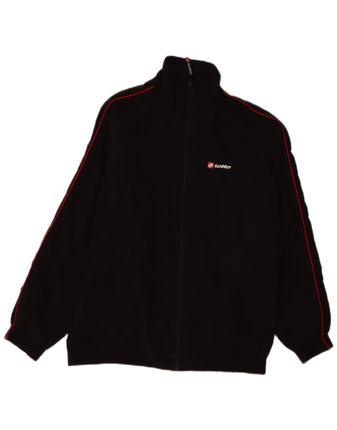 Lotto Mens Tracksuit Top Jacket XL Black Polyester