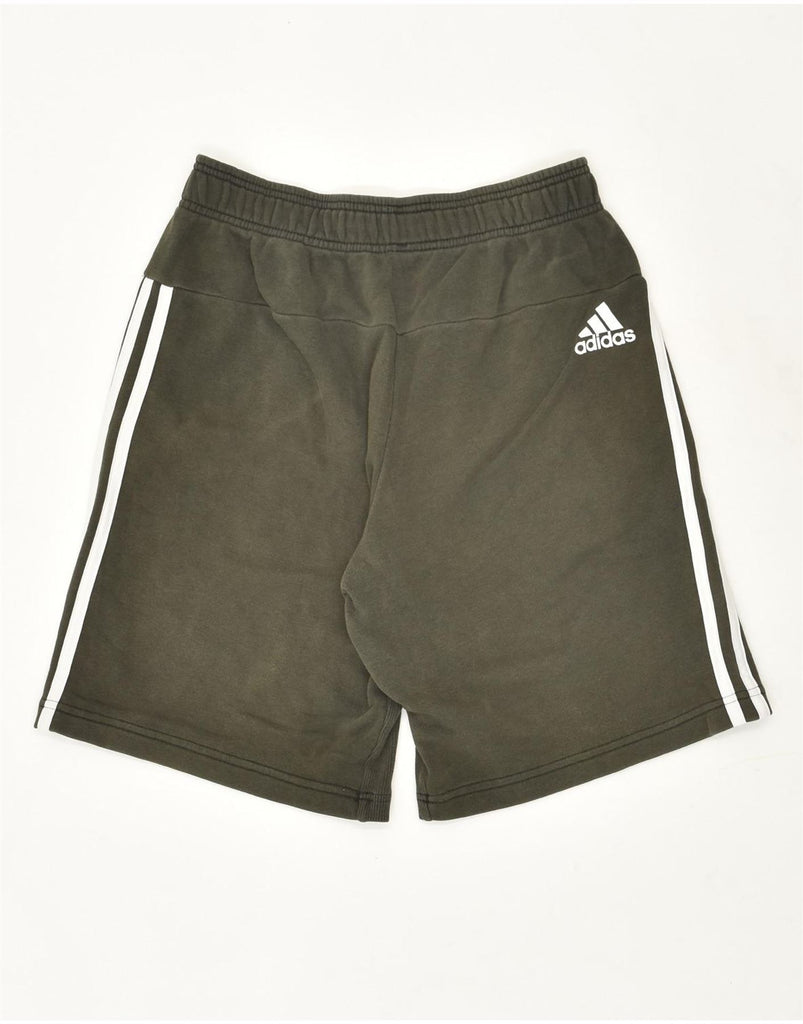 ADIDAS Mens Sport Shorts Small Khaki Cotton | Vintage Adidas | Thrift | Second-Hand Adidas | Used Clothing | Messina Hembry 