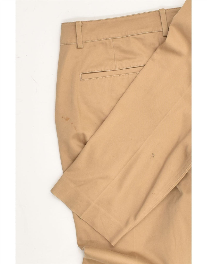 RALPH LAUREN Womens Slim Casual Trousers US 8 Medium W32 L29 Beige Cotton | Vintage Ralph Lauren | Thrift | Second-Hand Ralph Lauren | Used Clothing | Messina Hembry 