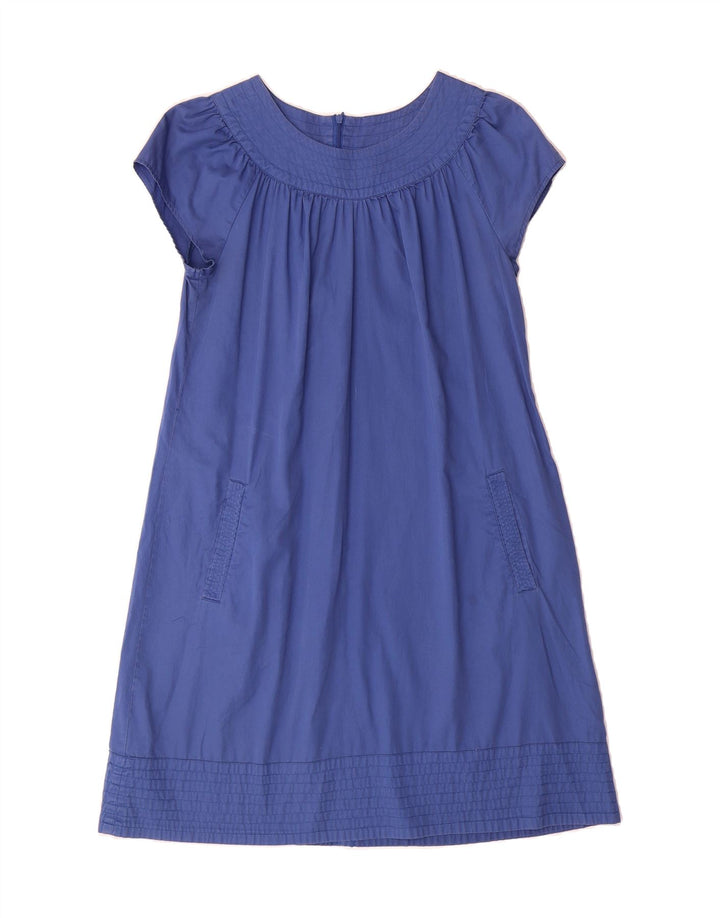 MOSSIMO Womens A-Line Dress UK 14 Medium Blue Cotton Vintage Mossimo and Second-Hand Mossimo from Messina Hembry 