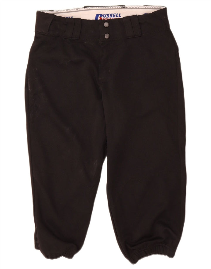 Russell Athletic Womens Joggers Capri Trousers Medium W28 L19 Black