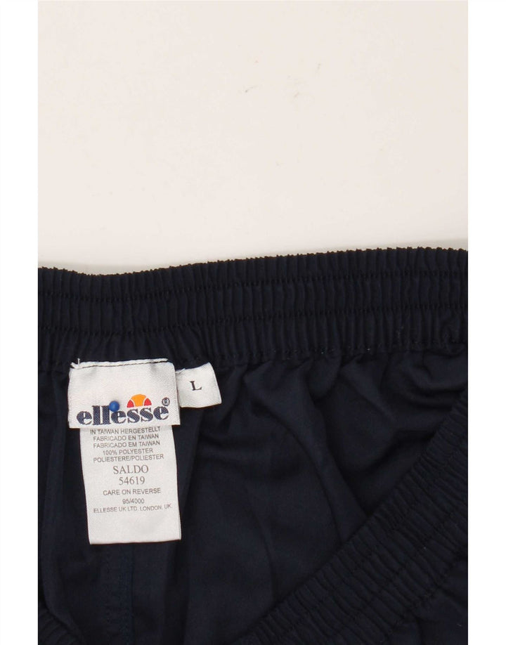 Ellesse Mens Casual Shorts Large W36  Navy Blue Polyester