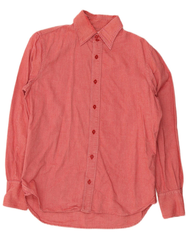 Diesel Mens Regular Fit Shirt Small Red Cotton
